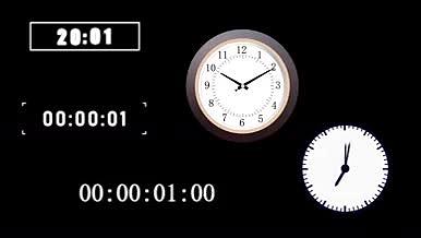时间钟表秒表计时AE模板视频的预览图